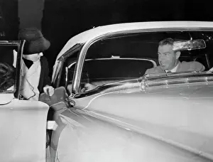 Marilyn Monroe Exiting Joe DiMaggio's Car