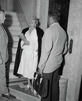 Marilyn Monroe During Filming of Seven Year Itch