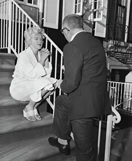 Marilyn Monroe During Filming of Seven Year Itch