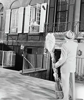Marilyn Monroe During Filming of Seven Year Itch