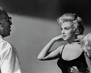 Marilyn Monroe and George Cukor