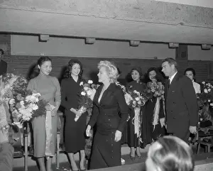 Marilyn Monroe and Joe DiMaggio in Tokyo