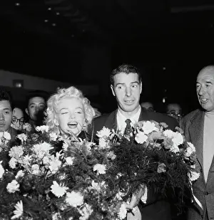Marilyn Monroe and Joe DiMaggio in Tokyo