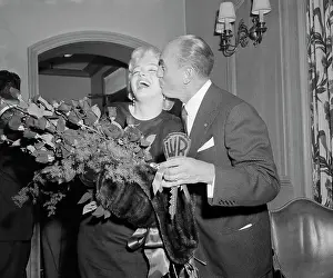 Marilyn Monroe Laughing with Jack Warner