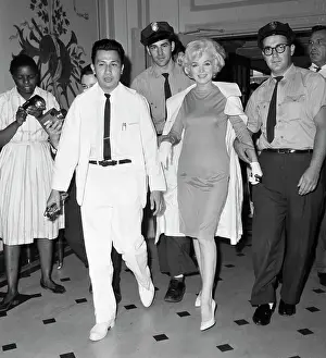Marilyn Monroe Leaves Hospital