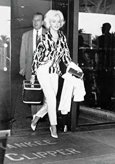Exiting Prints: Marilyn Monroe Leaving Yankee Clipper Hotel