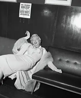 Marilyn Monroe Lying on Couch
