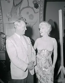 Marilyn Monroe and Maurice Chevalier