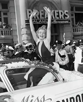 Prints of (Original Caption) 9/12/1952-Atlantic City, NJ: Marilyn Monroe, currently Hollywood's most explosive blonde Marilyn Monroe: A Fashion Legacy: Marilyn Monroe in Parade