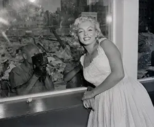 Marilyn Monroe at Picture Window