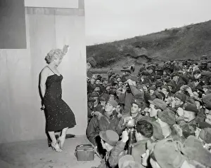 Chuncheon Prints: Marilyn Monroe Posing for Soldiers