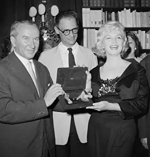 Marilyn Monroe Receiving Awards
