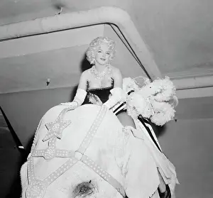Marilyn Monroe Riding Elephant