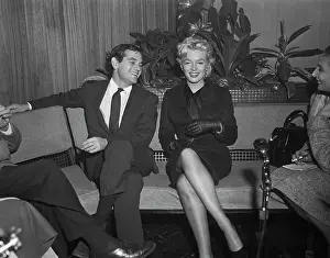 Marilyn Monroe Seated With Milton Greene