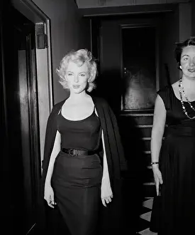 Hall Prints: Marilyn Monroe Standing In Hallway