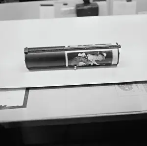 Fax Machine Prints: Marilyn Monroe on UPI Telephoto Drum