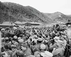 Marilyn Monroe Visiting the Marines