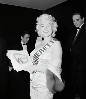 Strapless Prints: Marilyn Monroe Volunteering as an Usherette