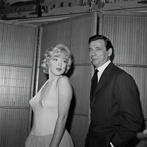 Cocktail Prints: Marilyn Monroe and Yves Montand