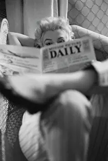 Huty24595 Prints: Marilyn Relaxes In A Hotel Room