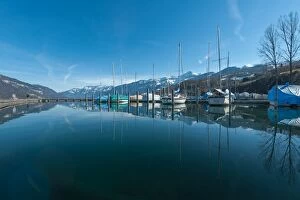 Images Dated 29th February 2012: marina at lake Brienz