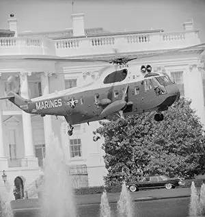 Marine Helicopter Taking Off