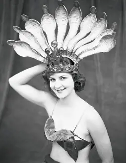 Marine Queen in Exquisite Headdress