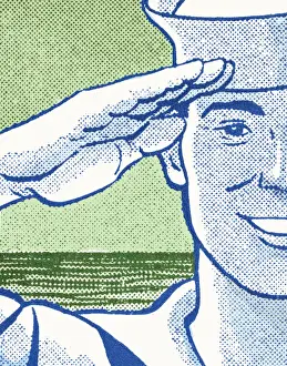 Marine Saluting
