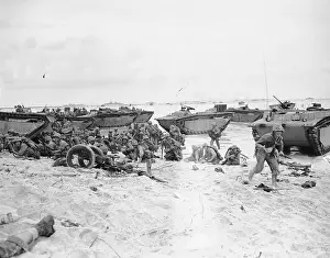Marine Soldiers on Peleliu Island