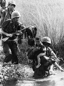 Rescue Prints: Us Marines Carry Crying Babies