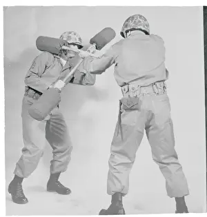 Marines Fighting with Pugil Sticks