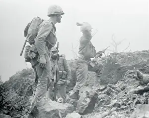 Iwo Jima Prints: US Marines in Hand-to-Hand Fighting on Iwo Jima