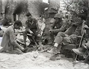 Marines Listen To Japanese Phonograph