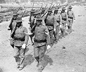 US Marines March During Boxer Rebellion
