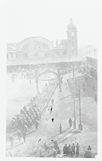 Marines Marching to City