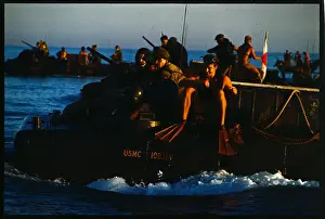 Marines Moving in for Enemy Attacks