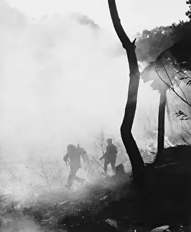 Marines Moving Quickly Through Smoke