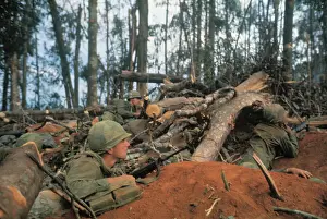 US Marines by Outer Wall of Citadel