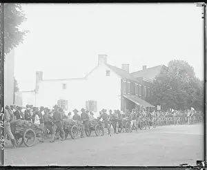 Marines Procession with Wagons