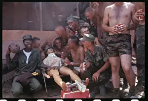 Quang Tri Prints: Marines Relaxing Before Their Departure
