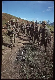 Marines Resting on Hill 861