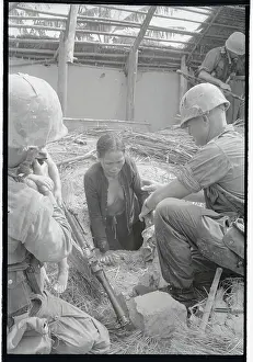 Marines with Vietnamese Woman