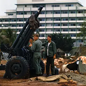 Marines Working on Artillery