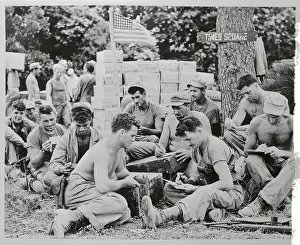 Marines Writing Letters Home
