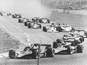 mario andretti leading german grand prix