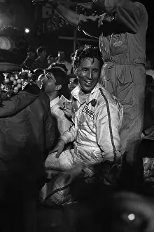 Sebring Prints: Mario Andretti Posing for Winning Photo
