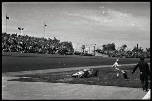 Mario Andretti out of Race