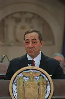 Mario Cuomo Delivering Speech