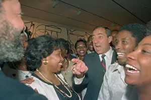 Mario Cuomo Greeting Chorus Members