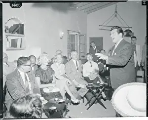 Mario Lanza Singing to Audience